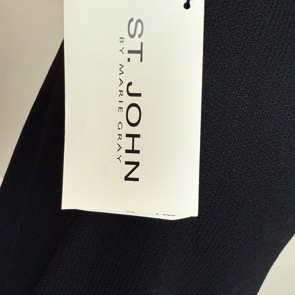 NWT St. John Collection by Marie Grey Black size 12 Cocktail Dress - Picture 4 of 16